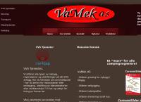 Nettsted av Vamek AS