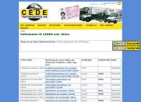 Nettsted av Cede Trafikksenter AS