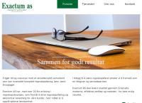 Nettsted av Exactum AS