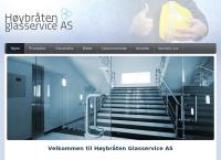 Nettsted av Hoybraten Glasservice AS