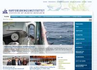 Nettsted av Havforskningsinstituttet