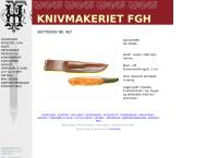 Nettsted av Knivmakeriet Fgh Finn Gaute Hornslien