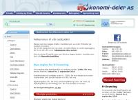 Nettsted av Økonomideler AS
