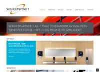 Nettsted av Rengjoringsservice Servicepartner AS