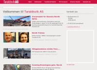 Nettsted av Taraldsvik Maskin AS