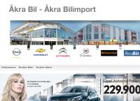 Nettsted av Akra Bil AS
