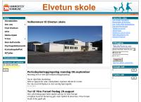 Nettsted av Elvetun Skole Sfo