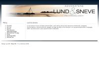 Nettsted av Advokatene Lund & Sneve