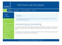 Nettsted av Personaltjenester Telemark AS