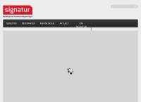Nettsted av Signatur Grafisk Kommunikasjonsbyraa AS
