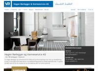 Nettsted av Hagen Rørlegger & Varmeservice AS