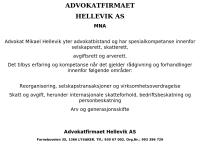Advokatfirmaet Hellevik AS