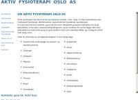 AKTIV fysioterapi Oslo AS - Aktiv Fysioterapi Oslo AS
