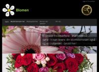 Nettsted av Blomen blomsterforretning