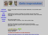 Nettsted av GEILO TREPRODUKTER Knut Arne Hallingstad