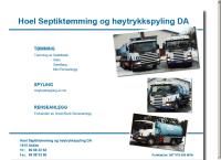 Hoel Septiktømming og Høytrykkspyling DA