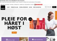Nettsted av Nikita Hair Fauskesenteret
