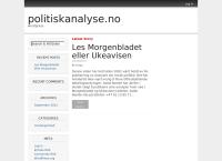 Politisk Analyse Aslak Bonde