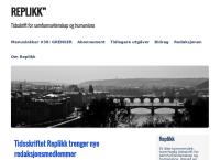 Replikk - Tidsskrift For Human- OG Samfunnsvitenskap