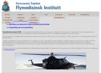 Nettsted av Norsk Flymedisinsk forening - Flymedisinsk institutt