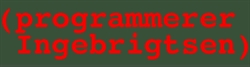 Programmerer Ingebrigtsen