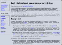 Egil Hjelmeland Programvareutvikling