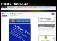 Nettsted av Halden Tennisklubb