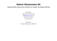 Halvor Rasmussen AS