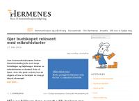 Nettsted av Hermenes AS