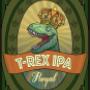 T-Rex IPA (beer label design)