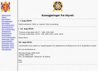 Nettsted av Nidaros Skytterlag