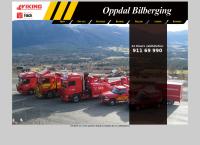 Nettsted av Oppdal Bilberging As