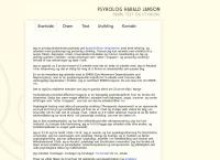 Nettsted av Psykolog Harald Janson Drøm, Test Og Utvikling