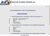 Saxvik Hydro Power AS