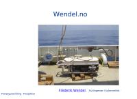 Siv.Ing. Frederik Wendel - Frederik Wendel