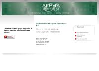 Alpha Securities AS - Courtier Securities AS