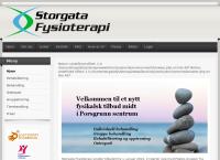 Nettsted av Storgata Fysioterapi Øyvind Moen