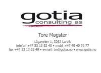 Gotia Consulting AS