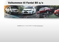 Nettsted av Fardal Bil as