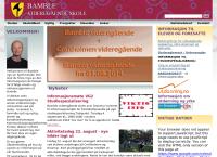 Nettsted av Bamble videregående skole