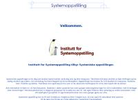Institutt For Systemoppstilling AS