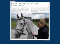 Equiterapeut Cathrine Tinnesand
