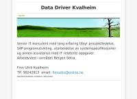 Data Driver Kvalheim
