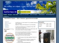 Nettsted av Vestfold Gass AS