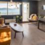 Living room and dining area
