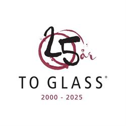 To glass