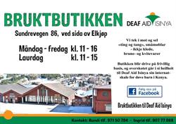 Bruktbutikken til Deaf Aid Isinya på Ål