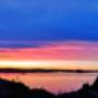 Vakker solnedgang i Ørnesvika