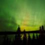 Northern lights over Sjujøen