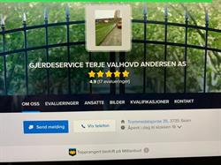 Gjerdeservice Terje Valhovd Andersen AS